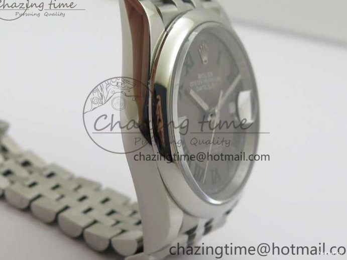 Dial SS Best Roman Jubilee DateJust Edition 126200 1:1 Gray BP Maker 36 Bracelet on 0201